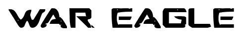 War Eagle font