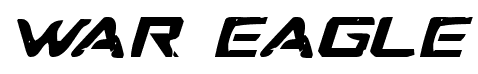 War Eagle font