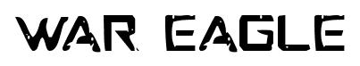 War Eagle font