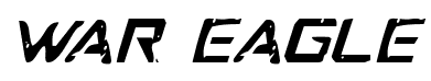 War Eagle font