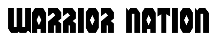 Warrior Nation font