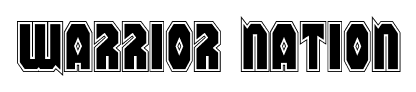 Warrior Nation font