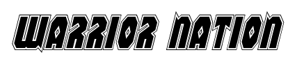 Warrior Nation font