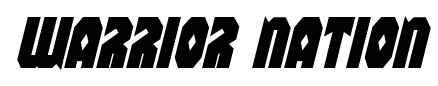 Warrior Nation font