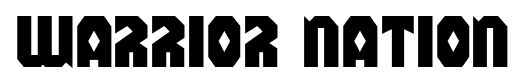 Warrior Nation font