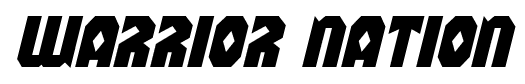 Warrior Nation font