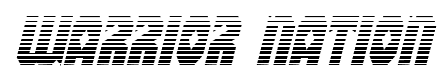 Warrior Nation font