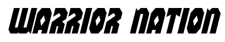 Warrior Nation font