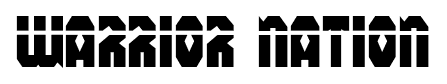 Warrior Nation font