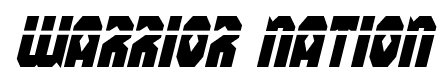 Warrior Nation font