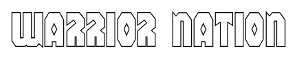 Warrior Nation font