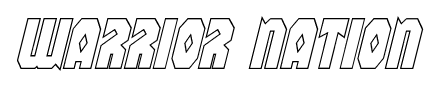 Warrior Nation font