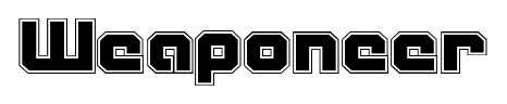 Weaponeer font
