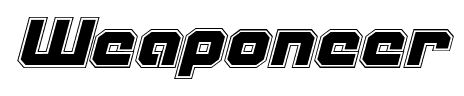 Weaponeer font