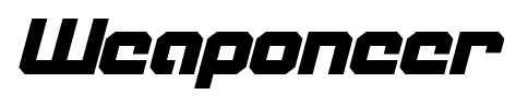 Weaponeer font