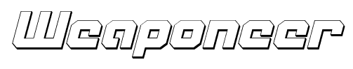 Weaponeer font