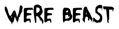 Were Beast font
