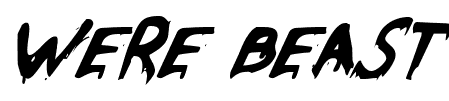 Were Beast font