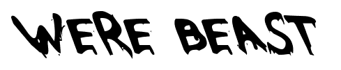Were Beast font