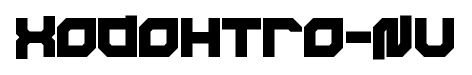 Xodohtro-Nu font