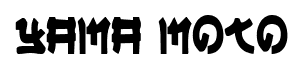 Yama Moto font