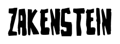 Zakenstein font
