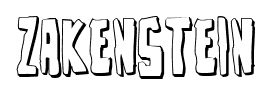 Zakenstein font