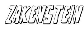 Zakenstein font