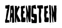 Zakenstein font