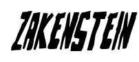 Zakenstein font