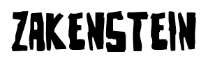Zakenstein font