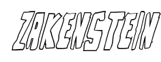 Zakenstein font