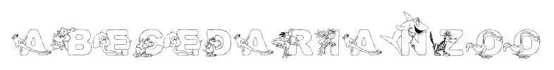 AbecedarianZoo font
