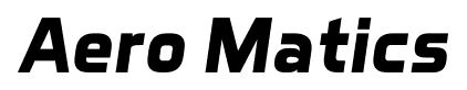 Aero Matics font
