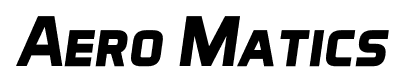 Aero Matics font