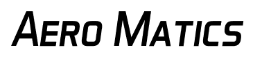 Aero Matics font