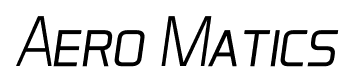 Aero Matics font