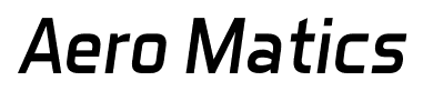 Aero Matics font
