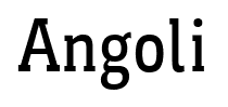 Angoli font