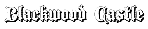 Blackwood Castle font