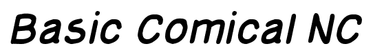 Basic Comical NC font