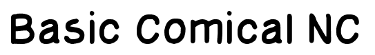 Basic Comical NC font
