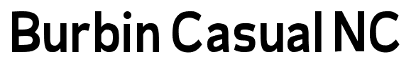 Burbin Casual NC font