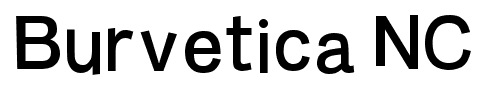Burvetica NC font