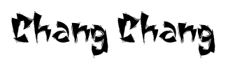 Chang Chang font