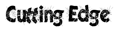 Cutting Edge font