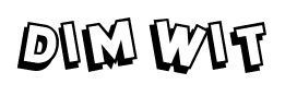 Dim Wit font