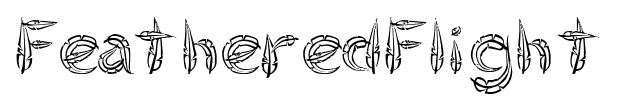 FeatheredFlight font