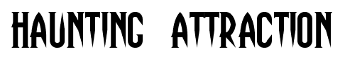Haunting Attraction font