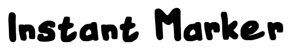 Instant Marker font